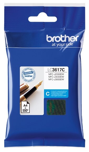 Картридж Brother LC3617C (LC3617C), голубой