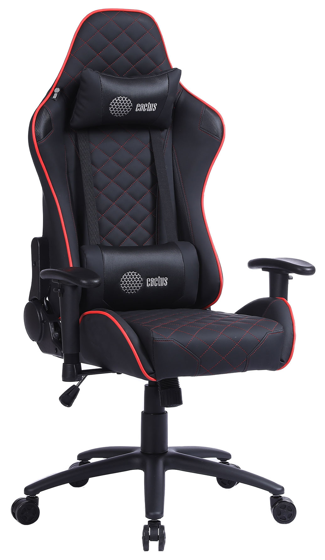Кресло игровое Cactus CS-CHR-030BLR, черный/красный (CS-CHR-030BLR)