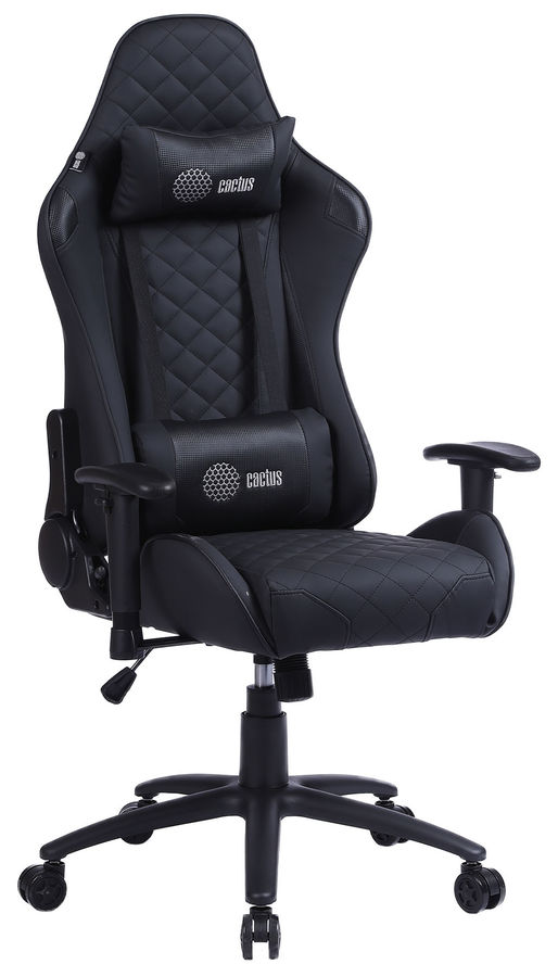 Кресло игровое Cactus CS-CHR-030BL, черный (CS-CHR-030BL)