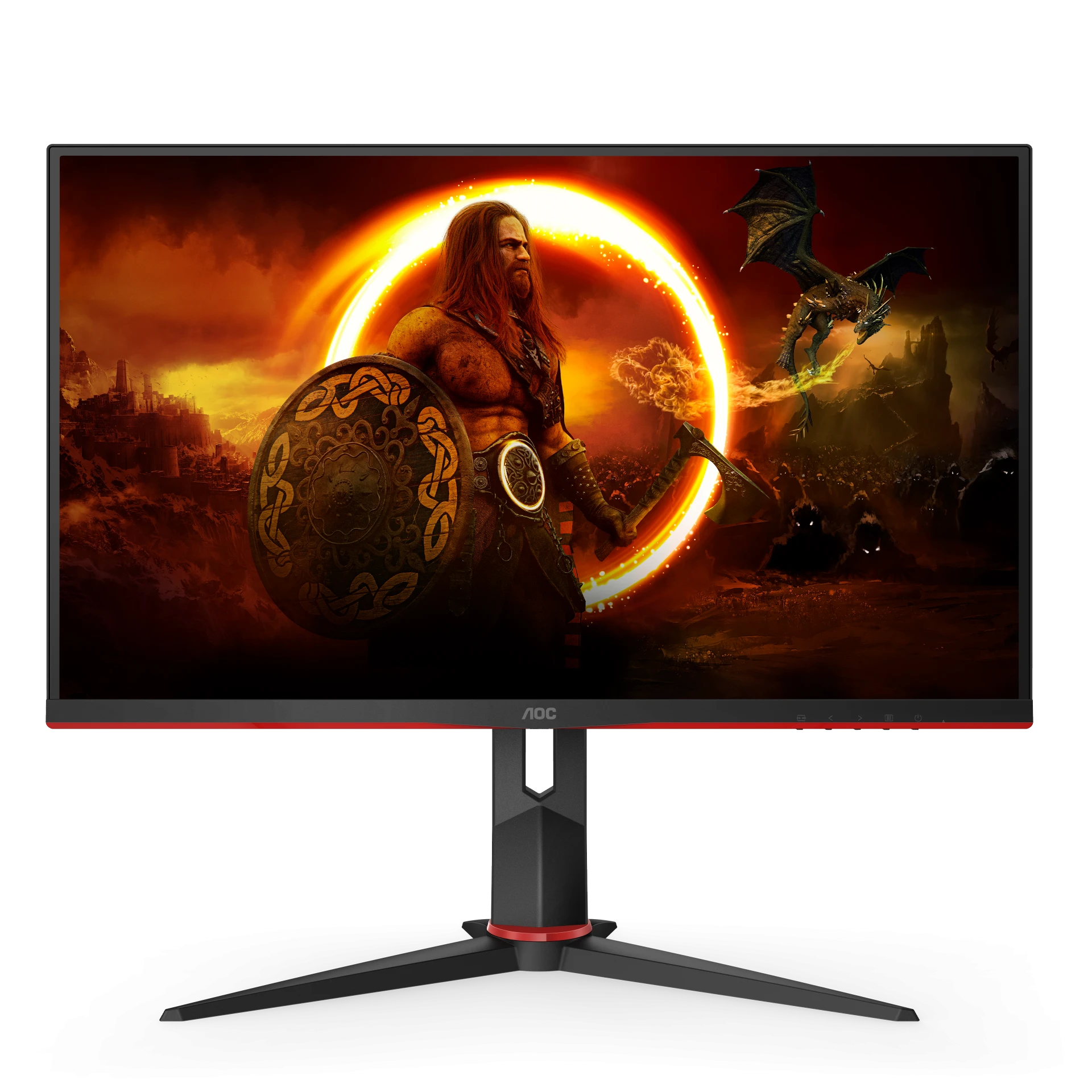 

Монитор 27" AOC 27G2SPU IPS, 1920x1080 (16:9), 250кд/м2, 165Hz, 1мс, 178°/178°, VGA, HDMI, DisplayPort, USB-Hub, черный/красный (27G2SPU), 27G2SPU