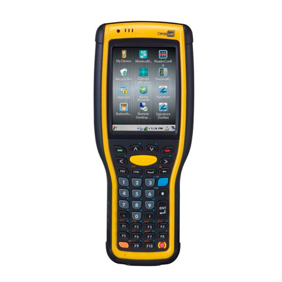 

Терминал сбора данных (ТСД) CipherLab 9700 XL Image, 1D/2D, 4x1000MHz, 4Gb, 512Mb, Windows® CE 6.0 R3, 3.5", 320x240, USB, RS-232, Wi-Fi 802.11 a/b/g/n/ac, BT, 3600mAh/13 часов (A973M5QXN3RSP), Черный/желтый, 9700 XL