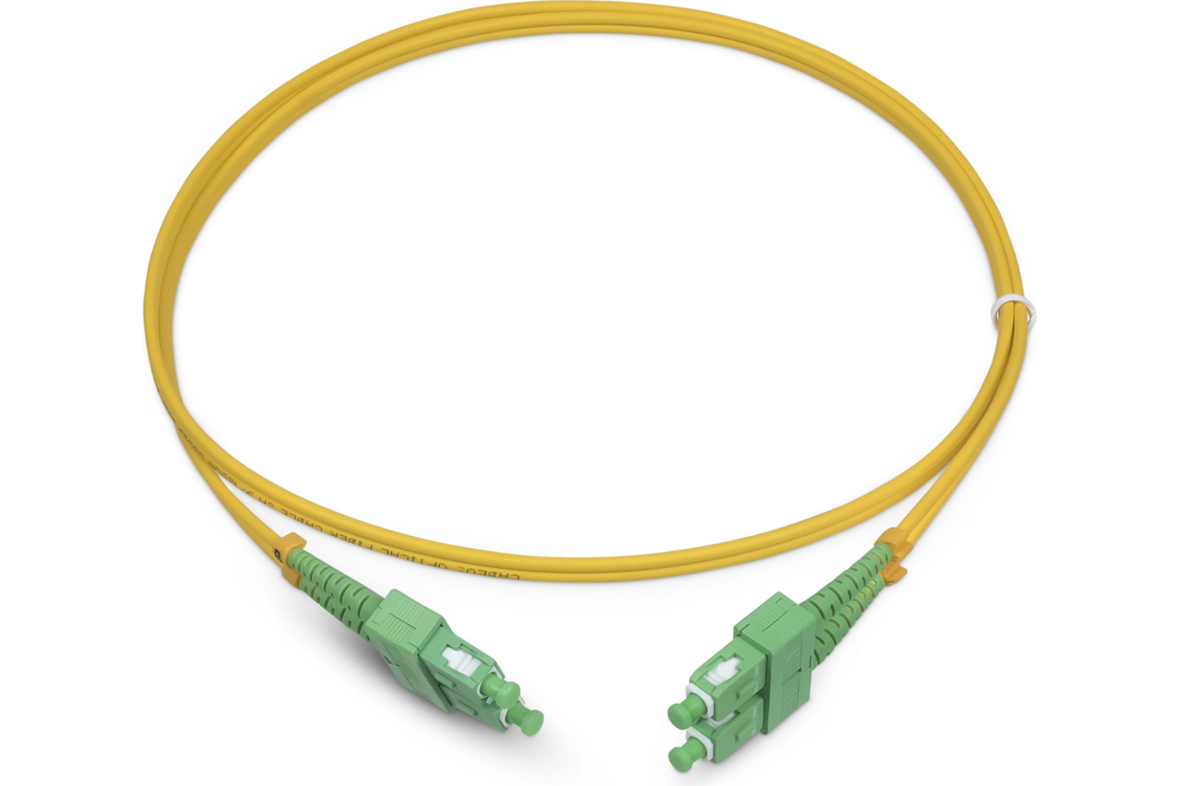 

Патч-корд оптический TopLan, SC/APC-SC/APC, одномодовый, двойной, 1м, желтый (DPC-TOP-652-SC/A-SC/A-1.0)