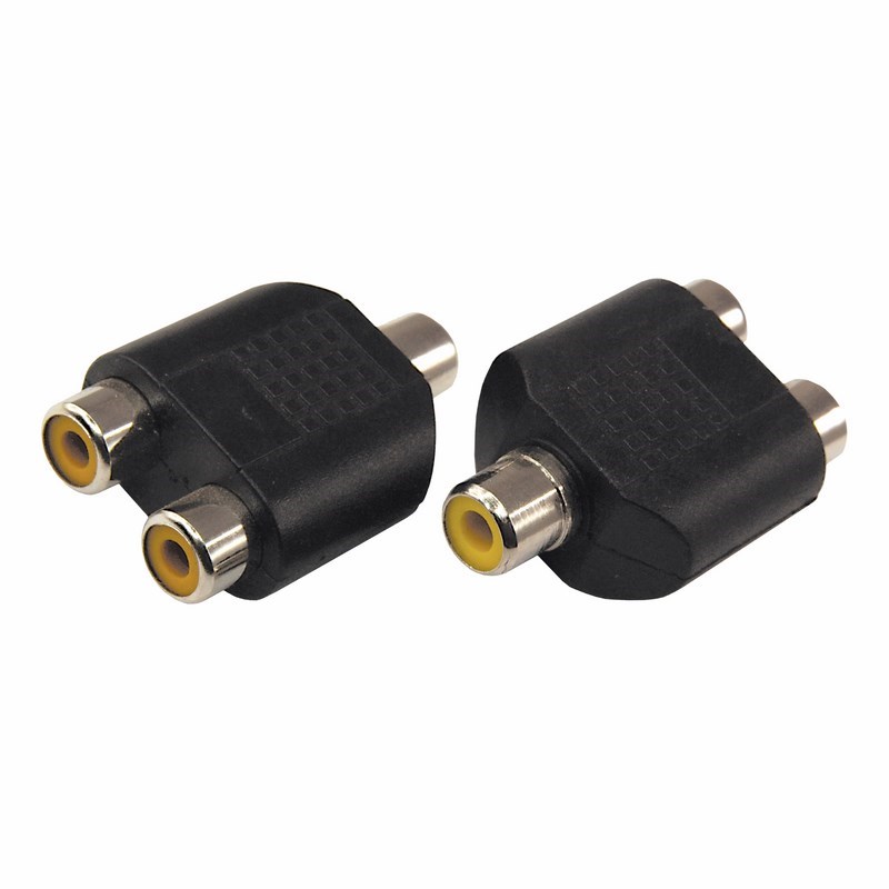 

Переходник (адаптер) RCA(F)-2xRCA(F) REXANT (06-0163-A), -