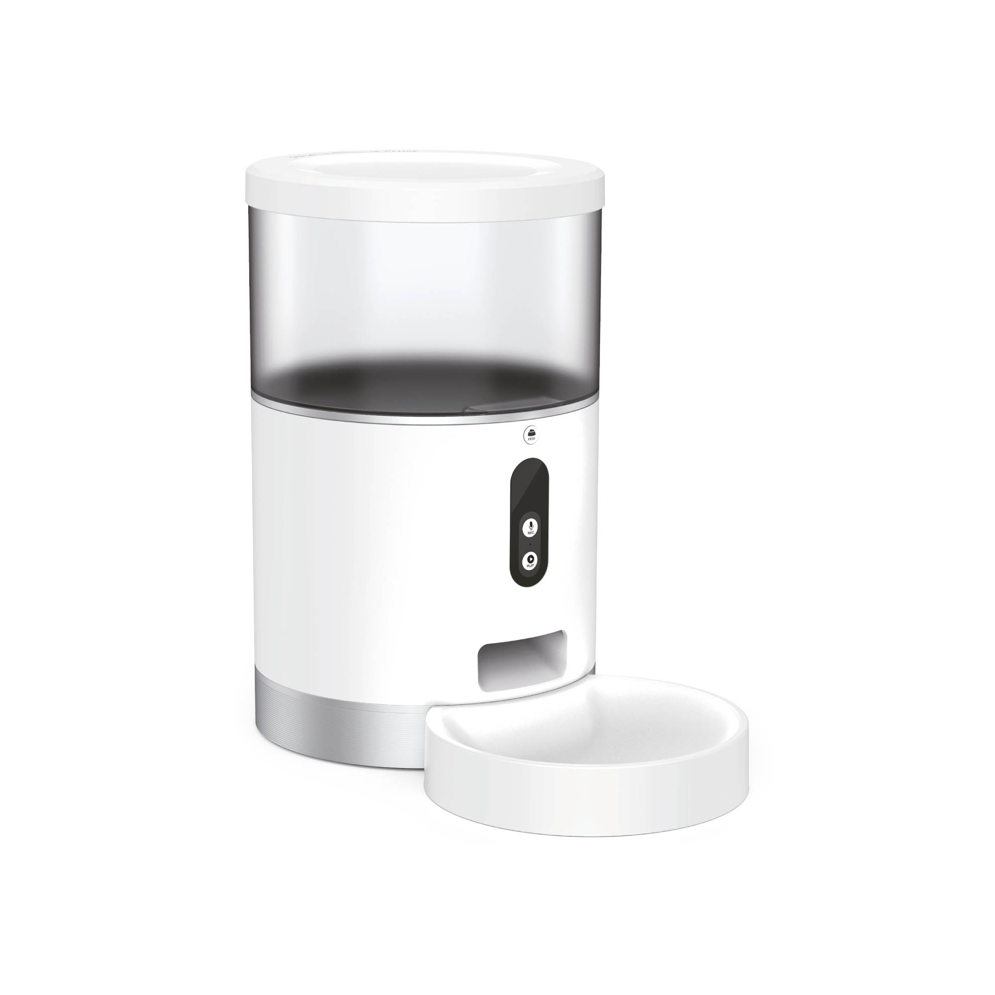 

Умная кормушка для питомцев Hiper IoT Pet Feeder LE, Wi-Fi, белый/серебристый (HIP-FD01W), IoT Pet Feeder LE