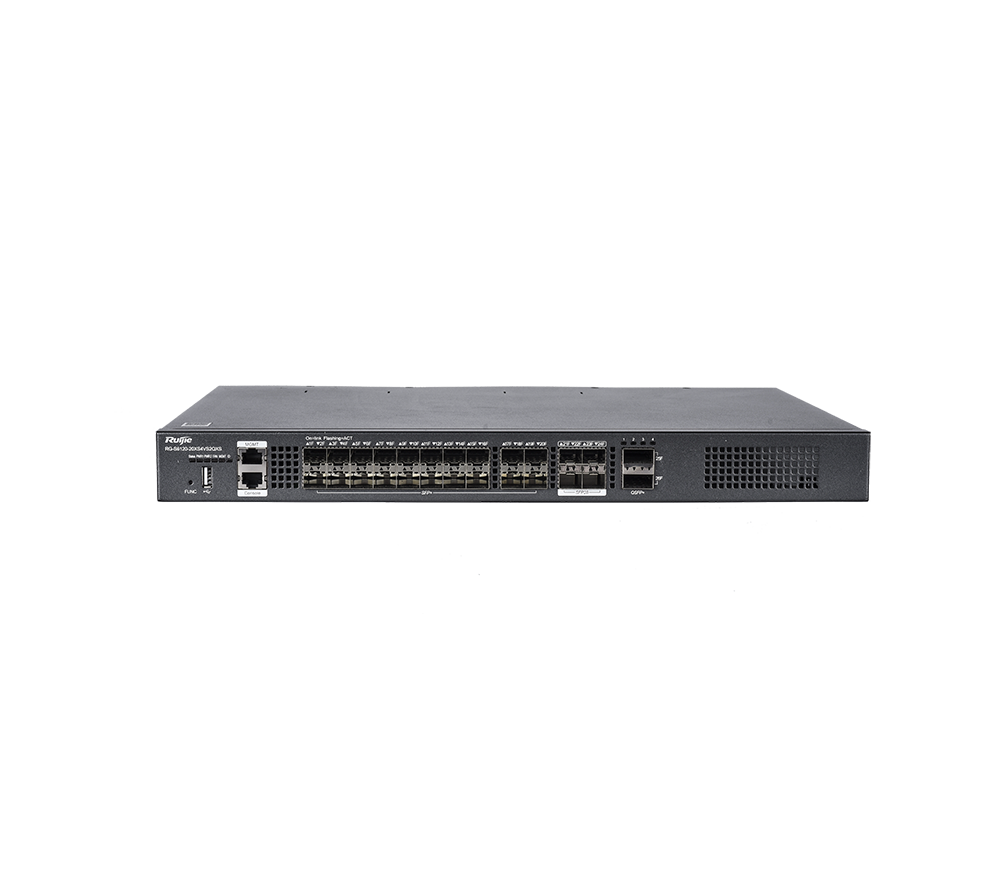 

Коммутатор Ruijie RG-S6120, управляемый, кол-во портов:, SFP+ 20x10 Гбит/с, кол-во SFP/uplink: SFP28/QSFP 6x40 Гбит/с, установка в стойку (RG-S6120-20XS4VS2QXS), 0