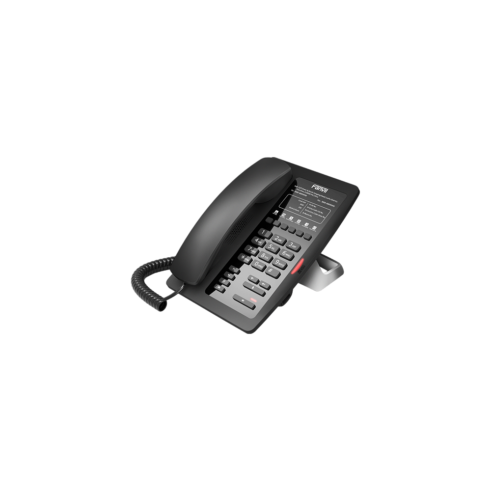 

VoIP-телефон Fanvil H3, 2 линии, 2 SIP-аккаунта, PoE, черный (H3), H3