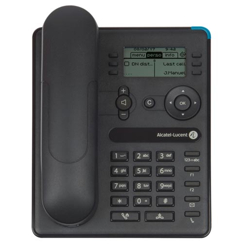 

VoIP-телефон Alcatel-Lucent 8008, 2 линии, 2 SIP-аккаунта, монохромный дисплей, PoE, черный (3MG08010CE), 8008