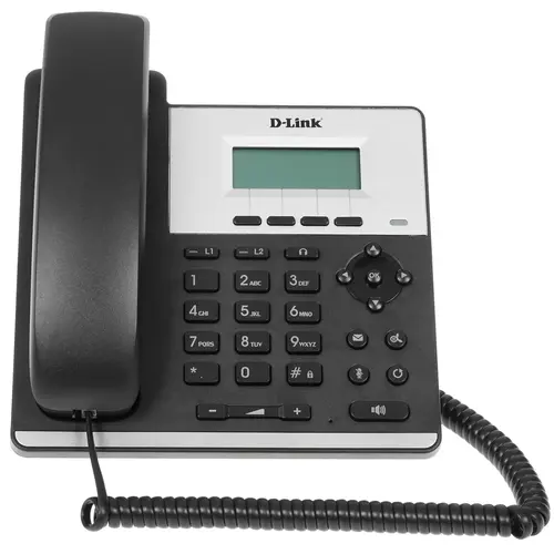 

VoIP-телефон D-link DPH-120SE, 2 линии, 2 SIP-аккаунта, монохромный дисплей, PoE, черный (DPH-120SE/F2B), DPH-120SE