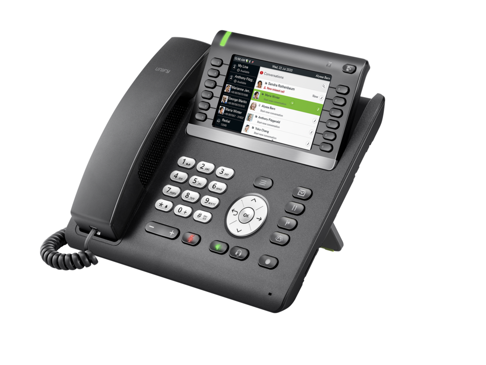 

VoIP-телефон Unify CP700X, цветной дисплей, PoE, черный (L30250-F600-C439), CP700X