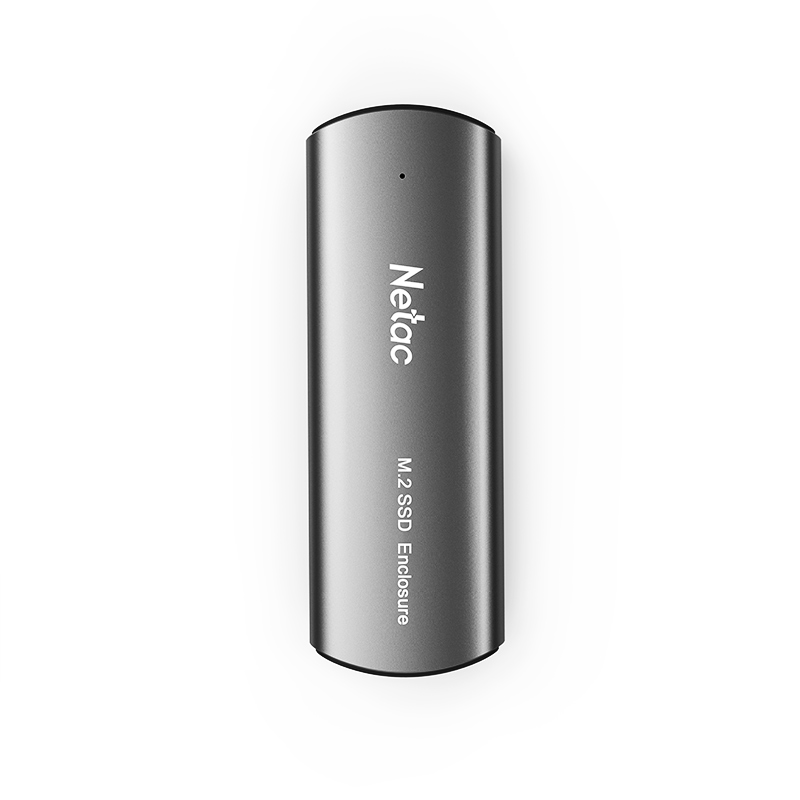 Внешний бокс Netac WH31, 1xM.2 2230/2242/2260/2280 USB Type-C M-Key, темно-серый (NT07WH31-32CA)