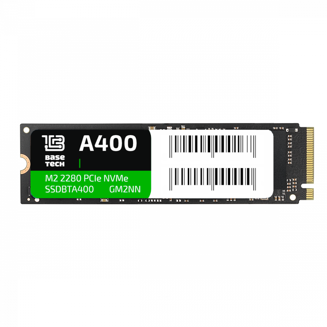 Твердотельный накопитель (SSD) BaseTech 128Gb A400, 2280, M.2, NVMe (SSDBTA400128GM2NN), Bulk - фото 1