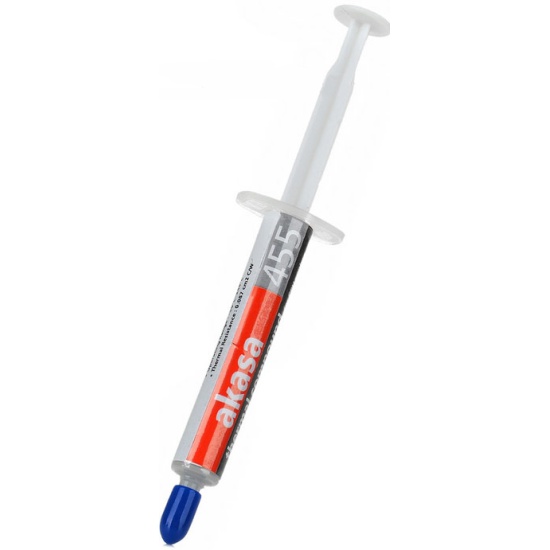 

Термопаста Akasa 455, 2.4 Вт/м *к, шприц, с картой для нанесения, 1.5г (AK-455), 455