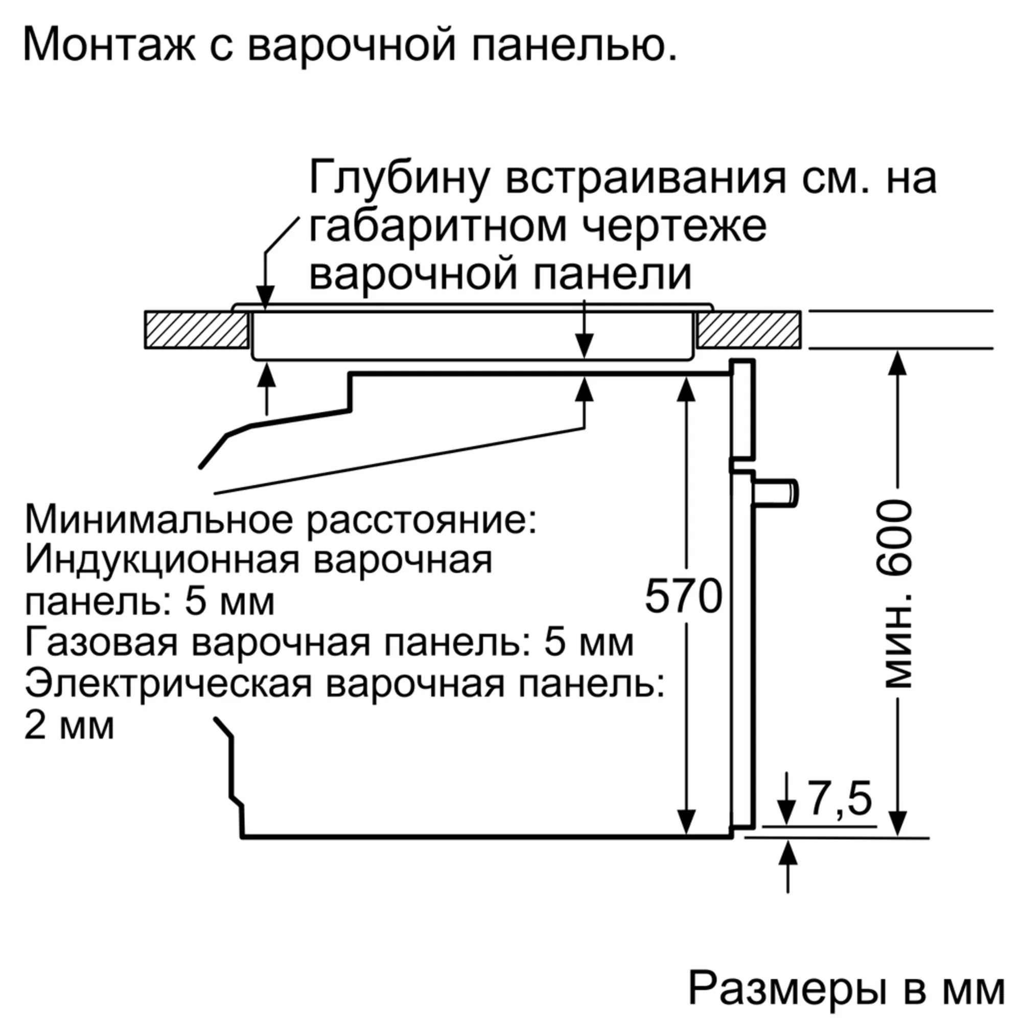 Электрический духовой шкаф bosch hbg516bb0r