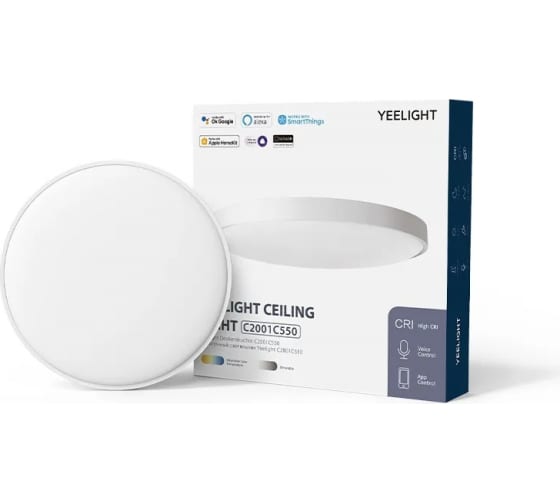 Потолочная лампа Yeelight C2001C450 Ceiling Light, регулируемый (2700-6500K), 3500 Лм, белый (YXDC4820001WTEU) - фото 1
