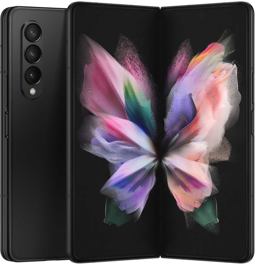 

Смартфон Samsung Galaxy Z Fold3, 7.6" 2208x1768 Dynamic AMOLED 2X, Qualcomm Snapdragon 888, 12Gb RAM, 256Gb, 3G/4G/5G, NFC, Wi-Fi, BT, 3xCam, 2-Sim, 4400mAh, USB Type-C, Android, черный (SM-F926BZKDMEA), Galaxy Z Fold3