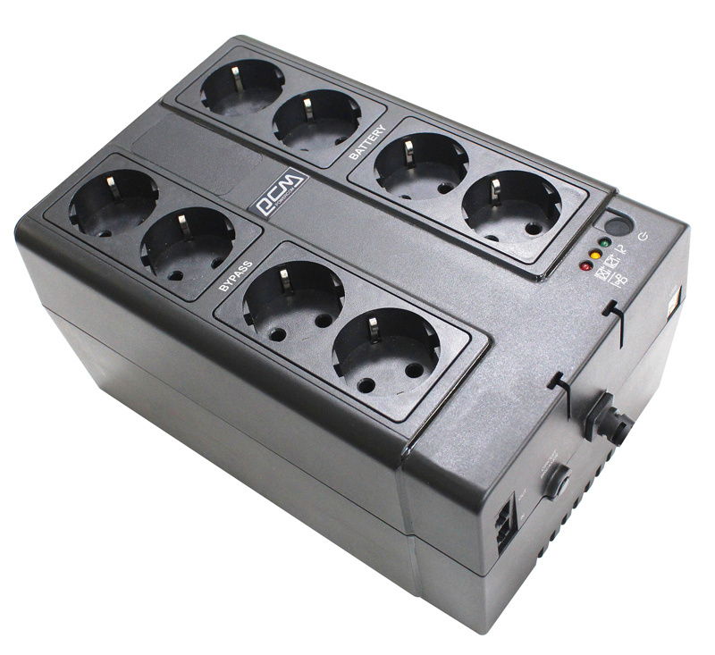 

ИБП Powercom Spider SPD-650E CUBE, 650VA, 390W, EURO, розеток - 8, USB, черный (SPD-650E CUBE), SPD-650E CUBE