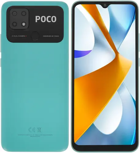 Смартфон POCO C40 3Gb/32Gb Android бирюзовый (220333QPG/38636)