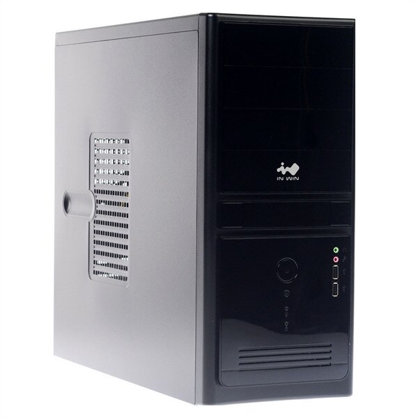 Корпус INWIN EC021, ATX, Midi-Tower, 2xUSB 3.0, черный, 500Вт (6178295)