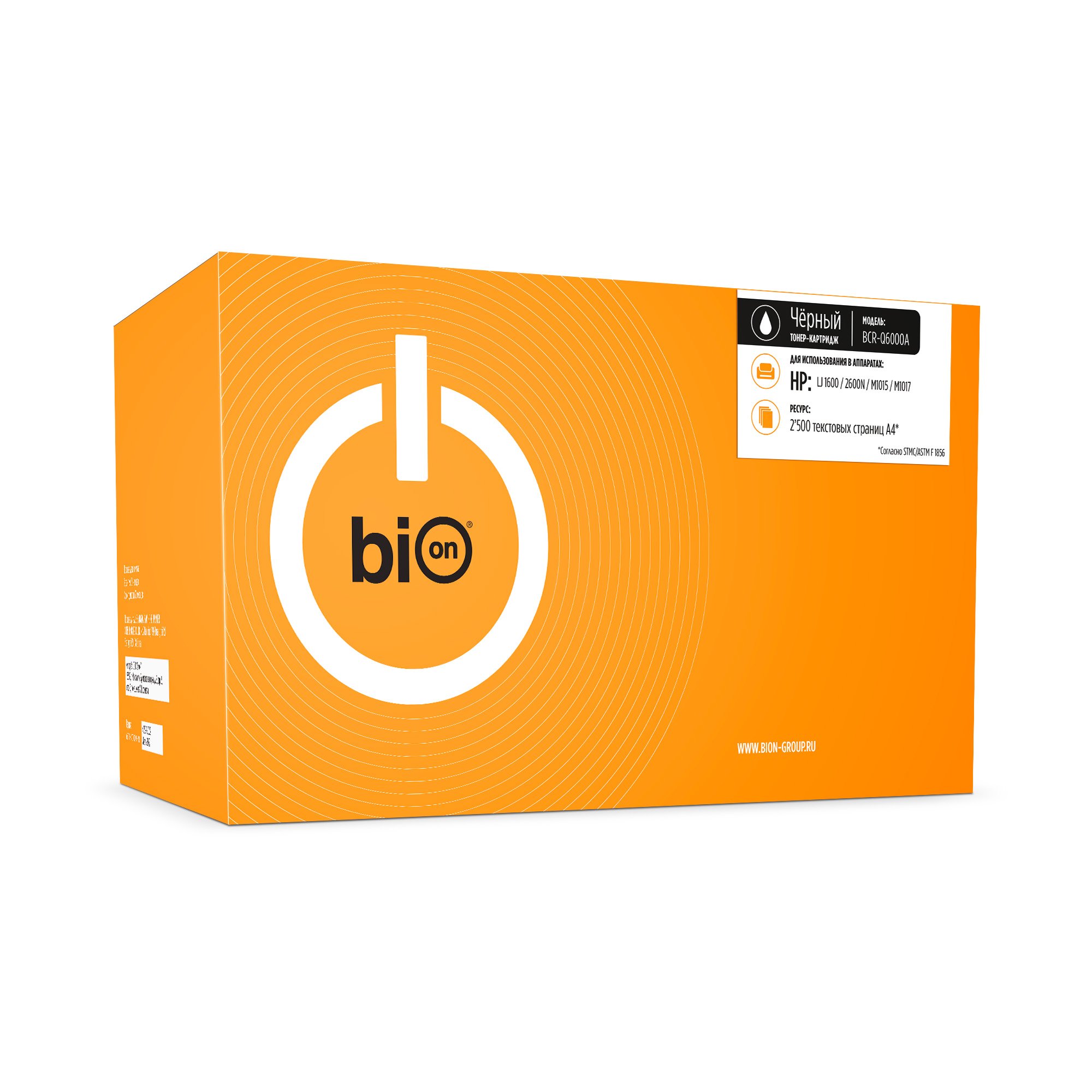 

Картридж лазерный Bion Q6000A (Q6000A ), черный, 2500 страниц, совместимый для CLJ 1600/2600N/M1015/M1017