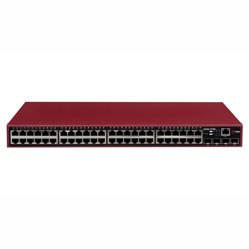 

Коммутатор Qtech QSW-3750-52T-AC, управляемый, кол-во портов: 48x1 Гбит/с, кол-во SFP/uplink: SFP 4x1 Гбит/с, установка в стойку (QSW-3750-52T-AC), QSW-3750-52T-AC