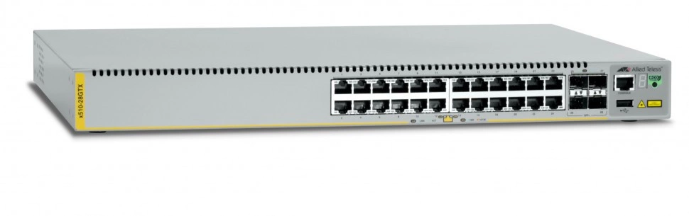 

Коммутатор Allied Telesis AT-x510L-28GT-50, кол-во портов: 24x1 Гбит/с, кол-во SFP/uplink: SFP+ 4x1 Гбит/с, установка в стойку (AT-x510L-28GT-50), AT-x510L-28GT-50