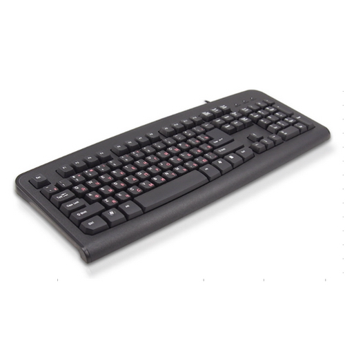 

Клавиатура проводная Lime K-0494 RL, мембранная, USB, черный (K-0494 RL), K-0494 RL