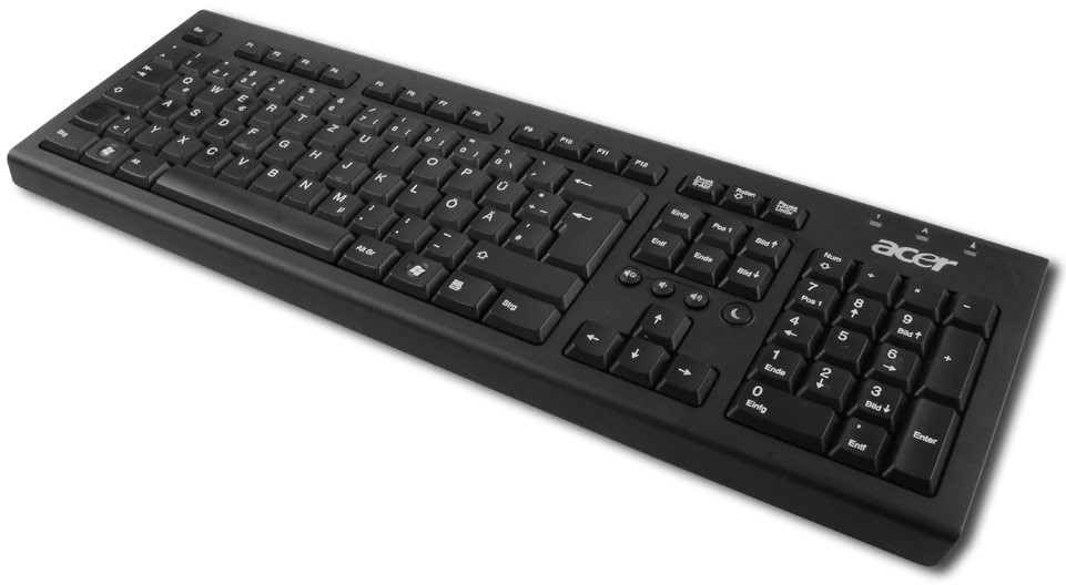 

Клавиатура проводная Acer Primax PR1101U, мембранная, USB, черный (GP.KBD11.01M), Primax PR1101U