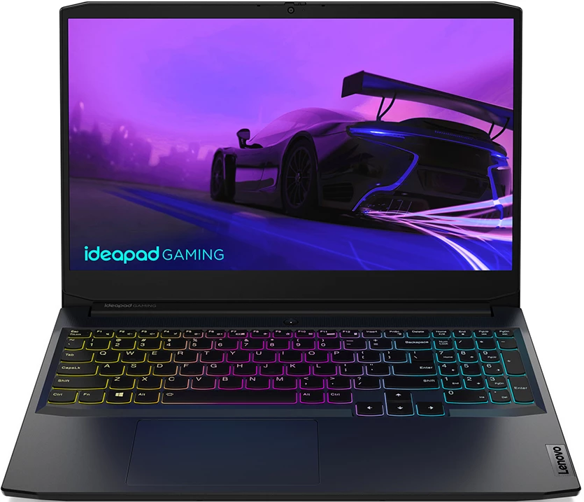 

Ноутбук Lenovo IdeaPad Gaming 3 15ACH6 15.6" IPS 1920x1080, AMD Ryzen 5 5600H 3.3 ГГц, 16Gb RAM, 512Gb SSD, NVIDIA GeForce RTX 3050 Ti-4Gb, без OC, черный (82K2002DRK), 15ACH6