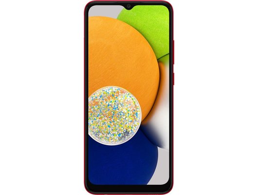 

Смартфон Samsung Galaxy A03, 6.5" 720x1600 PLS, Unisoc Tiger T606, 3Gb RAM, 32Gb, 3G/4G, Wi-Fi, BT, 2xCam, 2-Sim, 5000mAh, Micro-USB, Android 11, красный (SM-A035FZRDCAU), Galaxy A03