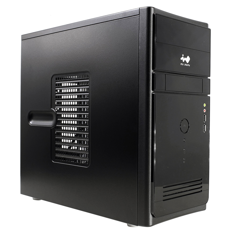 

Корпус INWIN ENR021, mATX, Mini-Tower, 2xUSB 3.0, черный, без БП (6143098), ENR021