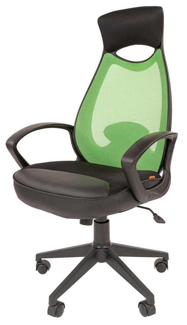 

Кресло офисное Chairman 840 черный/зеленый (00-07070036), 840