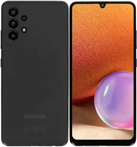

Смартфон Samsung Galaxy A32, 6.4" 1080x2400 Super AMOLED, MediaTek Helio G80, 6Gb RAM, 128Gb, 3G/4G, NFC, Wi-Fi, BT, 4xCam, 2-Sim, 5000 мА⋅ч, USB Type-C, Android 11, черный (SM-A325FZKGCAU), Galaxy A32