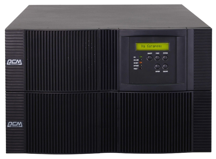 

ИБП Powercom Vanguard, 10000VA, 9000W, USB, черный (VRT-10000) (без аккумуляторов), Vanguard