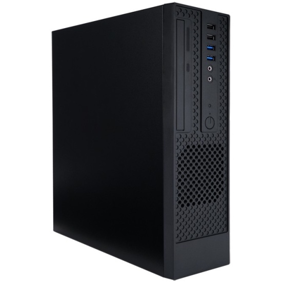 Корпус INWIN CK709BL, mATX, Slim-Desktop, 2xUSB 3.0, черный, 300 Вт (6175336)