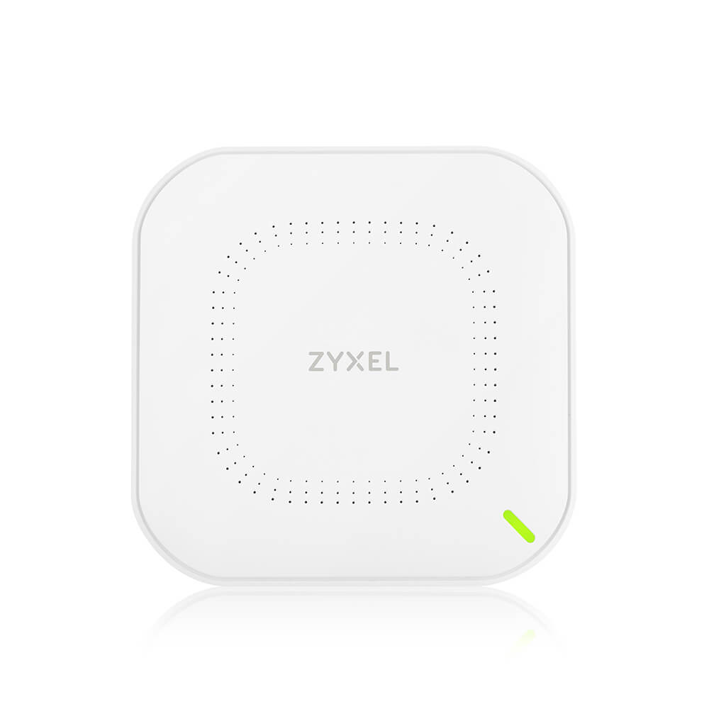 

Точка доступа ZYXEL NebulaFlex NWA50AX, LAN: 1x1 Гбит/с, 802.11a/b/g/n/ac/ax, 2.4 / 5 ГГц, до 1.78 Гбит/с, внутренних антенн: 4x4dBi, PoE (NWA50AX-EU0102F), NebulaFlex NWA50AX