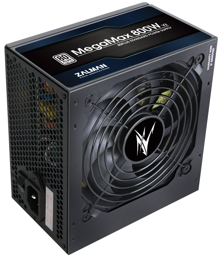 Блок питания 800 Вт, Zalman ZM800-TXII V2, 120 мм 80 Plus