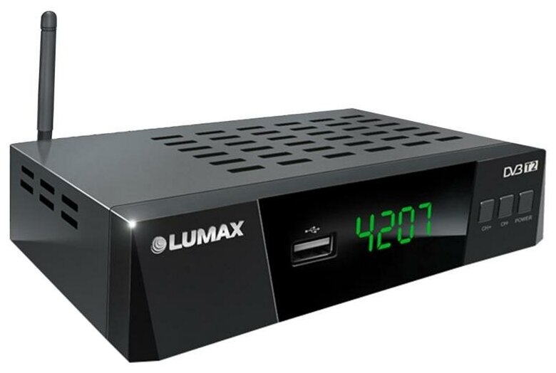 

Приставка для цифрового ТВ LUMAX DV4207HD, DVB-T2/DVB-C, HDMI, RCA, DV4207HD