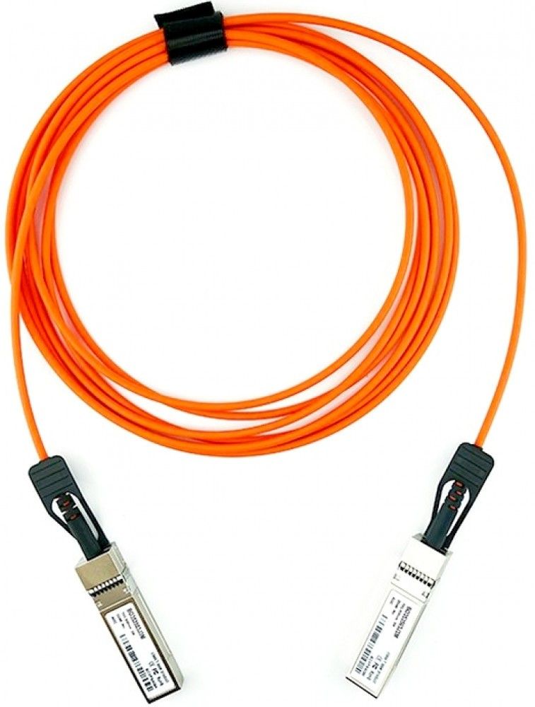 

Кабель AOC (Active Optical Cable) Ruijie, SFP+-SFP+, 10 Гбит/с, 1 м, оранжевый (RG-XG-SFP-AOC1M)