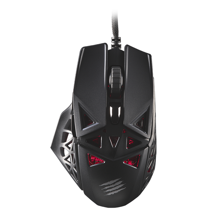 Мышь проводная Mad Catz MOJO M1 12000dpi оптическая светодиодная USB черный MM04DCINBL000-0 2650₽