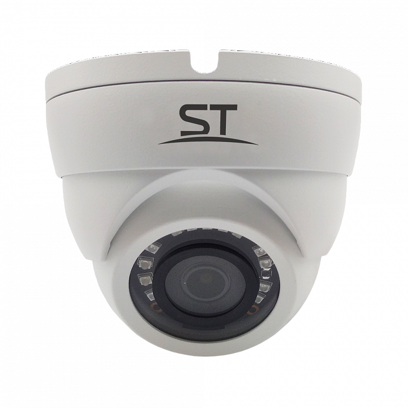 IP-камера Space Technology M IP HOME ST-173 2.8мм, уличная, купольная, 3Мпикс, CMOS, до 2304x1296, до 25кадров/с, ИК подсветка 30м, -50 °C/+60 °C, белый (ST-173 M IP HOME (2,8mm)) ST-173 M IP HOME (2,8mm) - фото 1