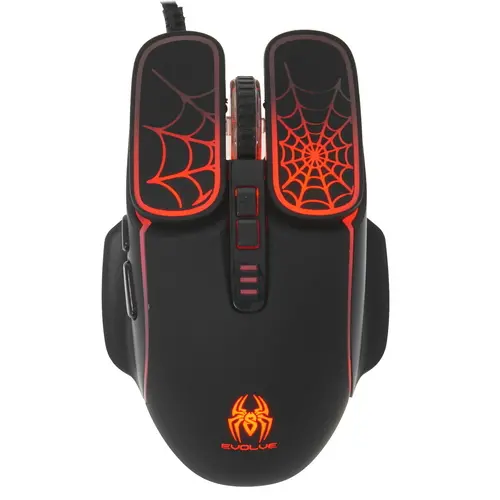 

Мышь проводная SmartBuy RUSH Evolve, 4800dpi, оптическая светодиодная, USB, черный/красный (SBM-742G-K), RUSH Evolve