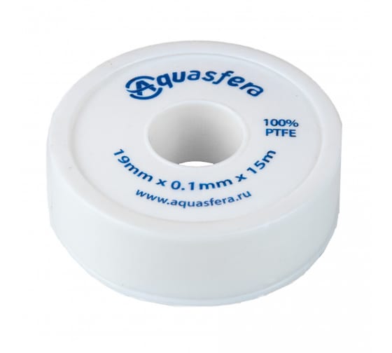 

Лента-ФУМ Aquasfera 0.1мм x 19мм x 15м (008-0547)