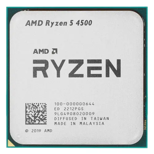 Процессор AMD Ryzen 5-4500 Renoir, 6C/12T, 3600MHz 8.25Mb TDP-65W SocketAM4 tray (OEM) (100-000000644)