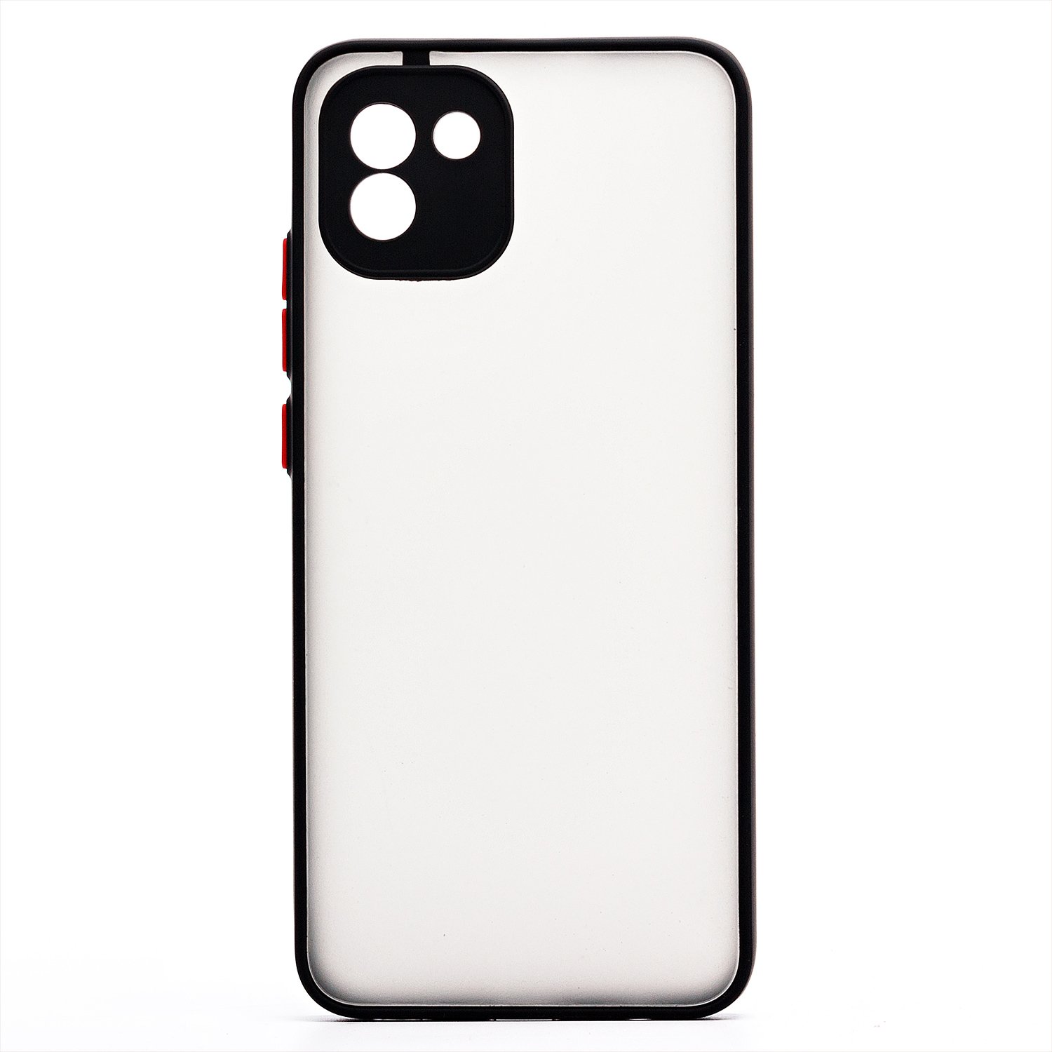 

Чехол-накладка PC041 для смартфона Samsung SM-A035 Galaxy A03, пластик, черный/прозрачный (205439)
