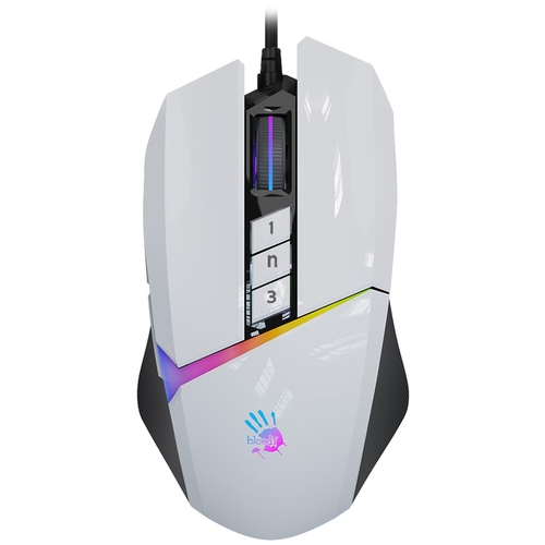 Мышь A4Tech Bloody W60 Max, USB, белый