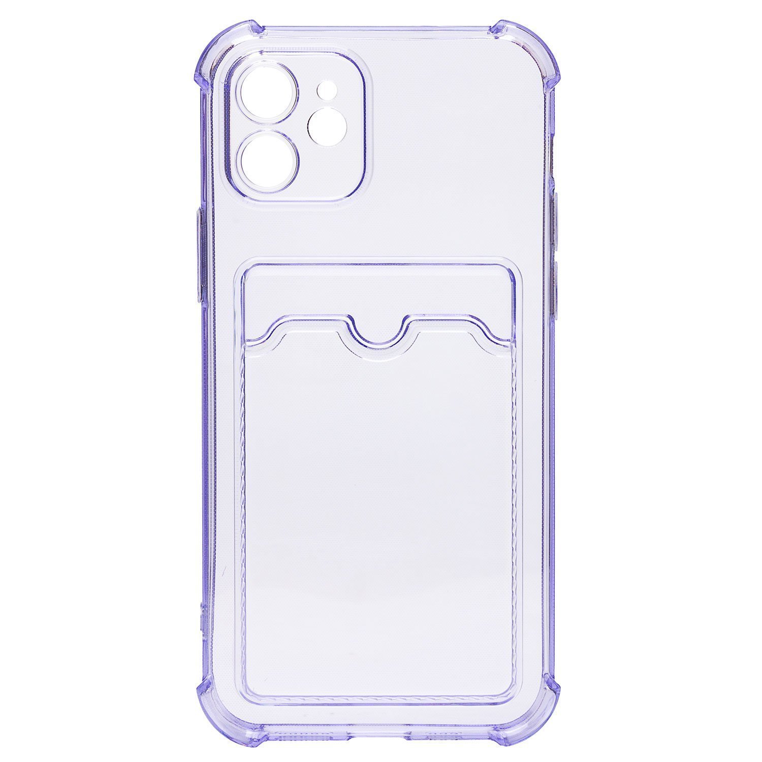 

Чехол-накладка SC278 для смартфона Apple iPhone 12, силикон, светло-фиолетовый (205953)