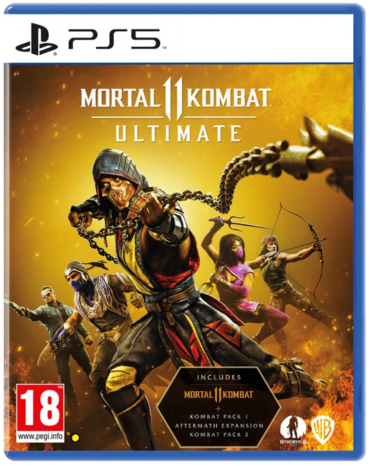 

Игра для PlayStation 5 Mortal Kombat 11 Ultimate , файтинг, 18+ (BluRay)