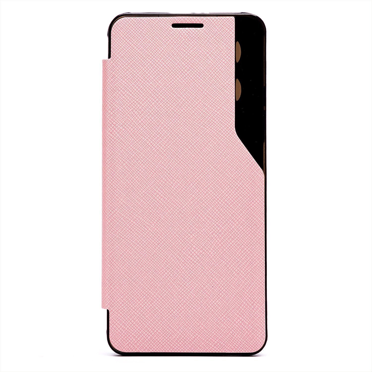 

Чехол-книжка BC003 для смартфона Xiaomi Redmi Note 11T Pro+, пластик, черный/розовый (207329)
