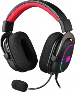 

Проводная гарнитура Redragon Zeus X RGB, USB, черный (70550), Zeus X RGB