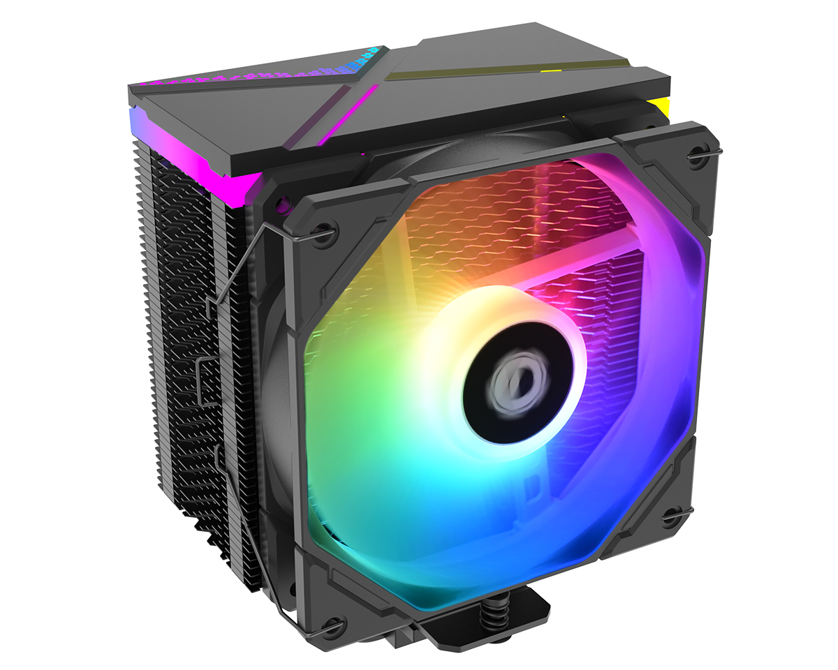 Кулер для процессора ID-COOLING SE-234-ARGB-V2 для Socket/115x/1200/1700/2011/2011-3/2066/AM4, 120мм, 1500rpm, 30.5 дБ, 200Вт, 4-pin PWM + 3-pin 5v ARGB, алюминий, медь, ARGB (SE-234-ARGB-V2)